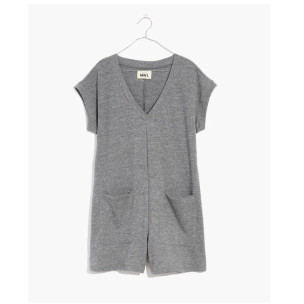 Madewell MWL Skyterry Romper XXS pajama lounge wear
